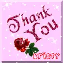 THANK YOU KRISTY