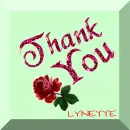 THANK YOU LYNETTE