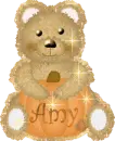 Halloween Bear with Name