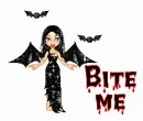 Bite me-Halloween vampire