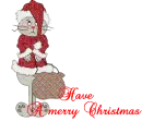 have a merry christmas cat