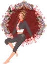 Fantasy Red Lady