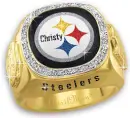 pittsburgh steelers ring christy
