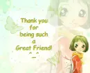 Thank you for being such a great friend