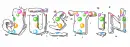 Bubbles Text: Justin