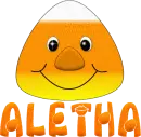 Aletha - candy corn guy