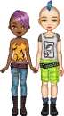 punk couple