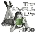 Woman Reading Book with Hello Greeting