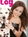 miley with a dog!