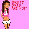 sporty girls