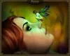 girl and butterfly