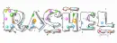 Bubble Text: Rachel