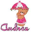 Cute Umbrella Bear- Andrea