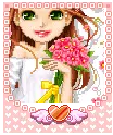 girl in pink