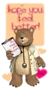 Hope you feel better!
