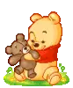 kawaii animated pooh