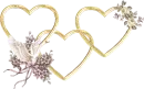 Rosey Swan Heart Frame