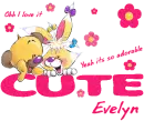 Cute!!- Evelyn