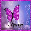 purple butterfly