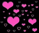 pink heart bg