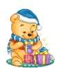 prestent christmas pooh bear