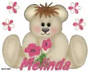 Bear with Melinda name