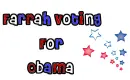 Farrah Voting for Obama