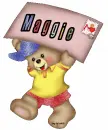 Bear with envelope and Maggie name 2