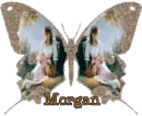  brown glitter girl butterfly morgan