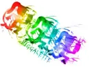 rainbow juggalette bg