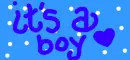 it's a boy