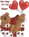 Bear in Red with Maggie