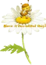 Bee on Flower Greetings