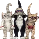 Dancing Cat Friends