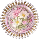 Floral Pearl Frame