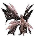 Pink Fairy Butterfly Standing