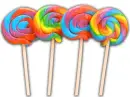 Rainbow Lollipops