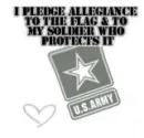 Pledge to my soldier