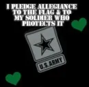 Pledge to my soldier