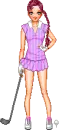 golf girl