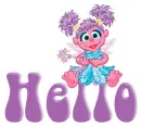 seseame street abby hello