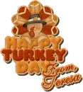 happy turkey day from teresa