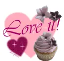 I love it ... pink cupcake!