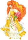 red hair  princess
