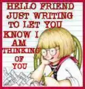 GIRL WRITING NOTE
