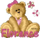 Brown bear with Florence name
