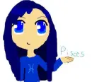 anime pisces, girl