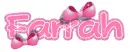 Farrah.. pink bows