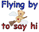 Flying by to say hi