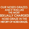 nose graze